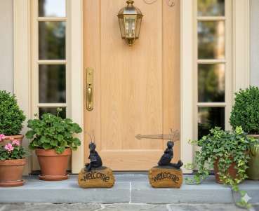 2er Set Lustige Ameise 'welcome' ca. 20 cm - Dekofigur